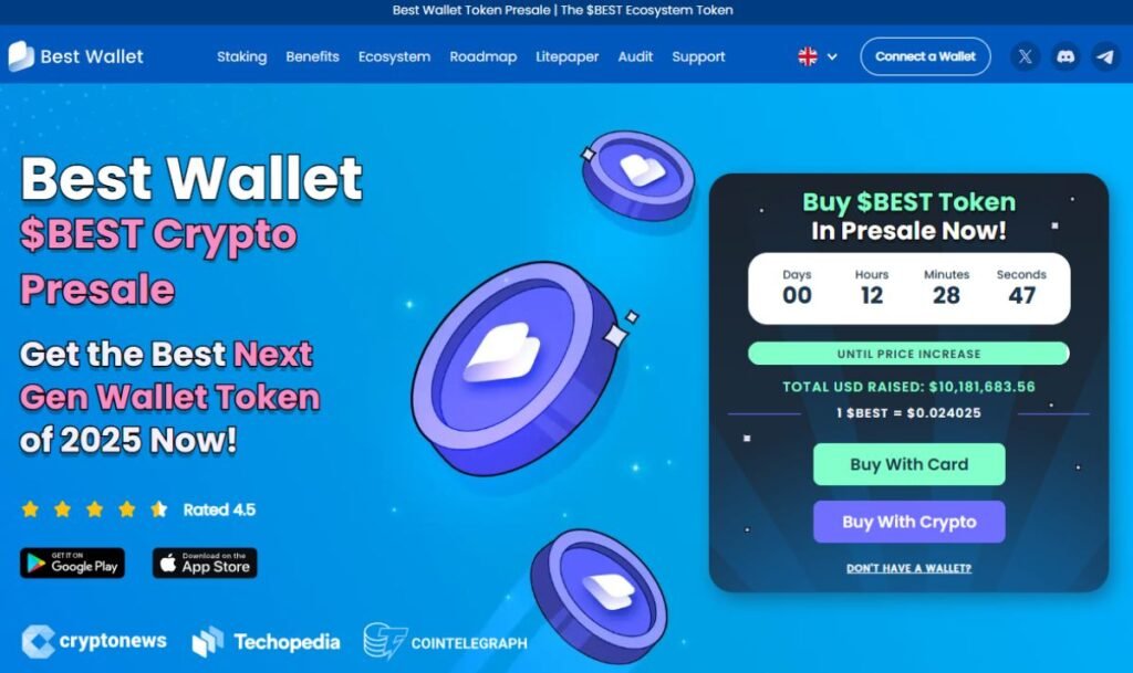 Best Wallet Token Homepage