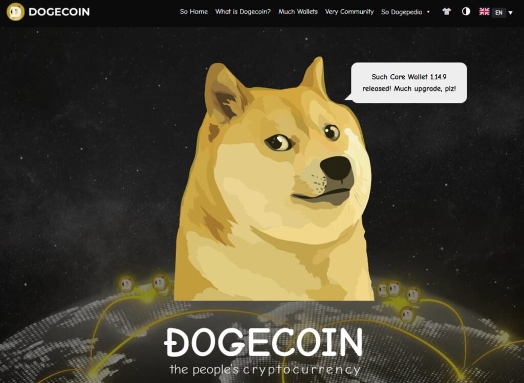 Dogecoin Token Homepage