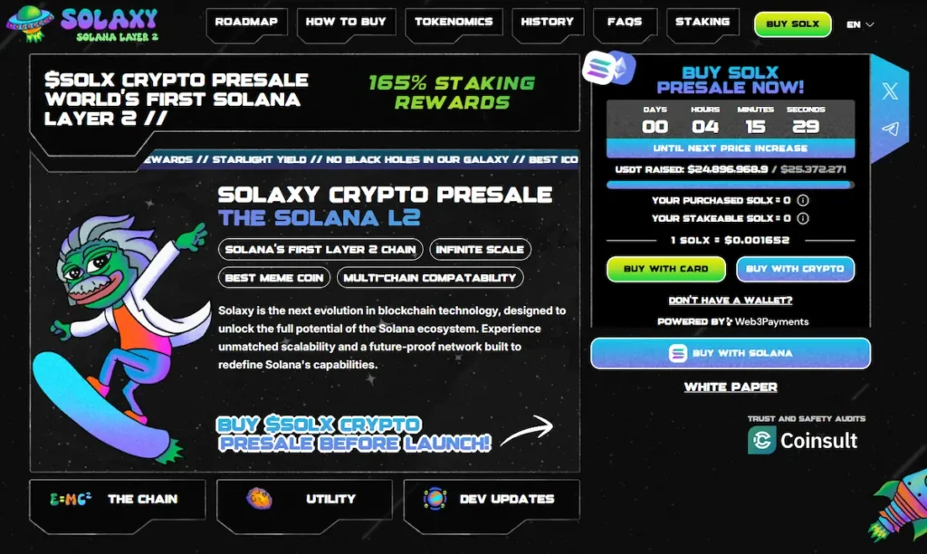 Solaxy best meme coins to buy